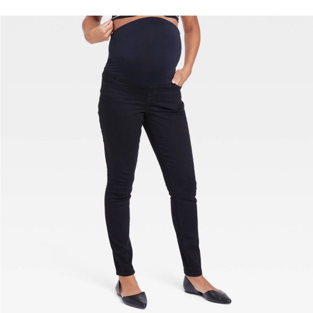 Black Maternity Skinny Pants